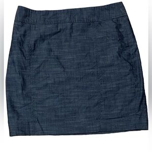 𝅺calvin Klein Denim Color Pencil Skirt